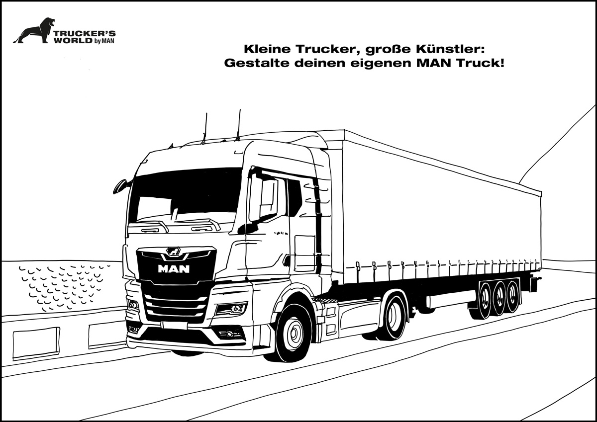 Malvorlagen | Trucker’s World Deutschland